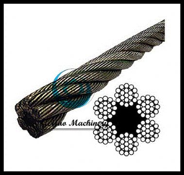 Bright Wire Rope Eips Fc - 6X19 Class (Lineal Foot)